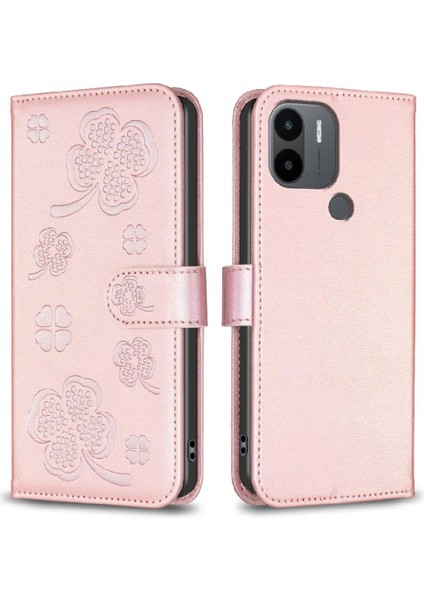Xiaomi Redmi A1 Artı Cüzdan Kart Yuvaları Için Flip Case Tutucu Kickstand Pu (Yurt Dışından)