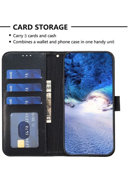 Samsung Galaxy S24 Ultra 5g Çok Renkli Pu Deri Yonca Için Flip Case (Yurt Dışından)