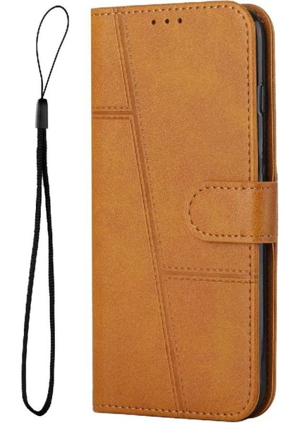 IPhone 16 Için Flip Case Pro Max Kart Ekleme Pu Deri Kickstand Tam (Yurt Dışından)