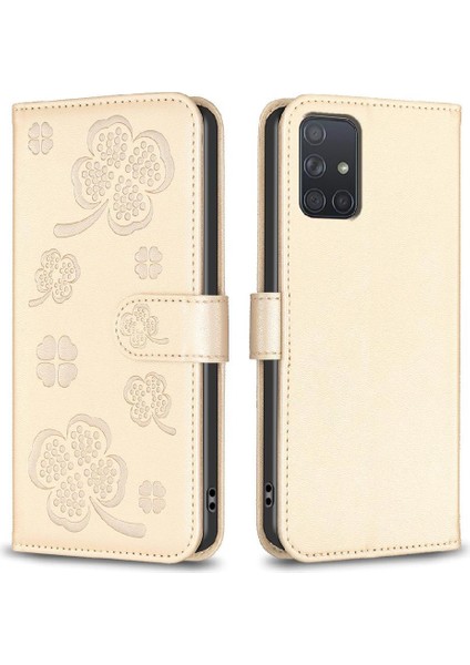 Samsung Galaxy A71 4g Pu Deri Cüzdan Kart Yuvaları Tutucu Için Flip Case (Yurt Dışından)