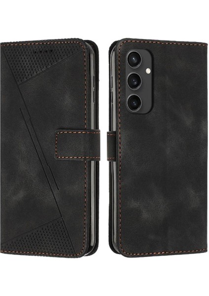 Samsung Galaxy S24 Fe Kart Ekleme Kickstand Pu Deri Için Flip Case (Yurt Dışından)