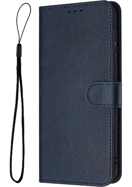 Toka ile Kart Yuvası Saf Renk Pu Deri ile IPhone 16 Için Flip Case (Yurt Dışından) indirimleri