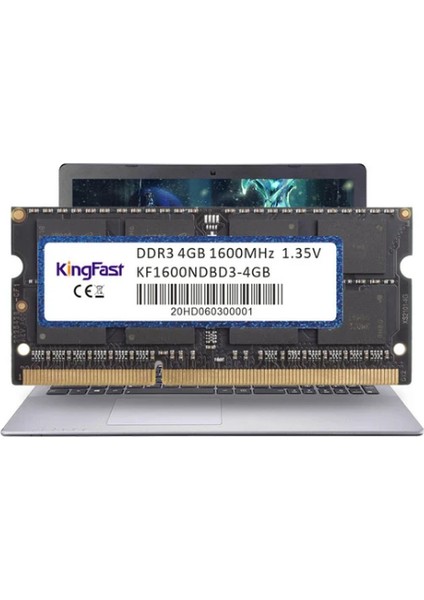 4 GB Ddr3 1600 Mhz 1.35V Laptop Ram Bellek
