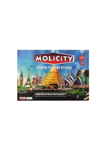 Emlak Ticaret Oyunu Molipoly Molicity Monopoly Monopoli Metropol Mega City Aile Oyunu Yeni Model