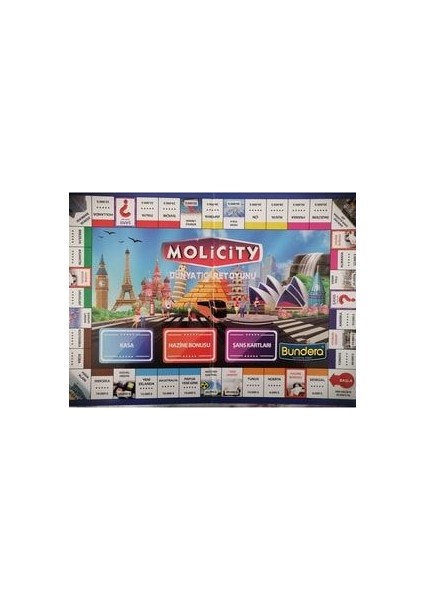 Emlak Ticaret Oyunu Molipoly Molicity Monopoly Monopoli Metropol Mega City Aile Oyunu Yeni Model fiyatları