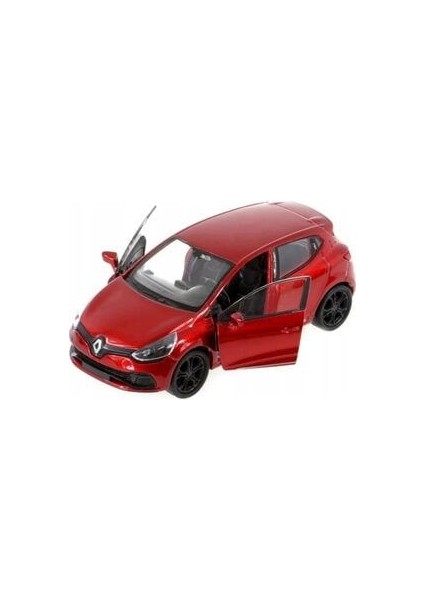 Renault Clio Rs Çek Bırak Metal Model Araba - Kırmızı 1:32