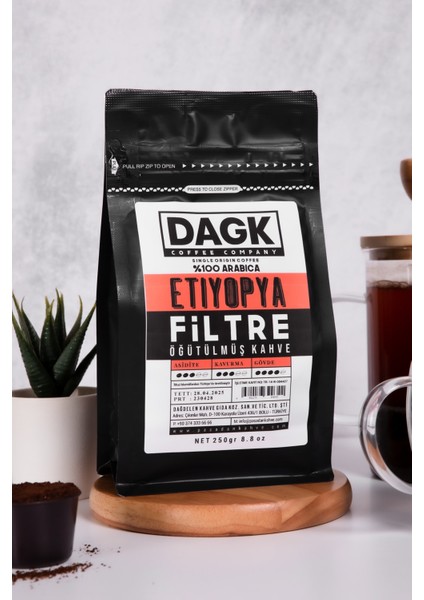 Filtre Kahve Etiyopya 250 gr Öğütülmüş