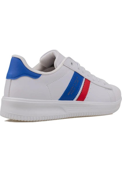 PO-30161 Erkek Spor Ayakkabı Beyaz Saks Mavi fırsatları