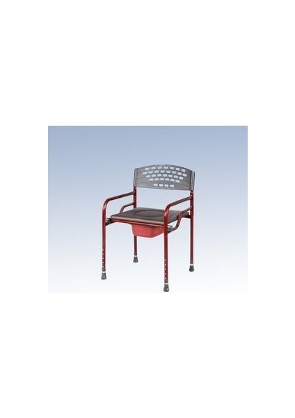 Yükseklik Ayarlanabilir Deri Döşemeli Hasta Klozeti