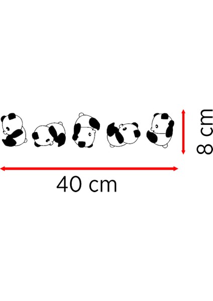 Pandalar Resmi Oto Araba Cam Sticker Çıkartma Bilgisayarlar,kamyonlar, Motosikletler Için modelleri