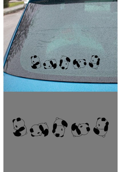 Pandalar Resmi Oto Araba Cam Sticker Çıkartma Bilgisayarlar,kamyonlar, Motosikletler Için indirimleri