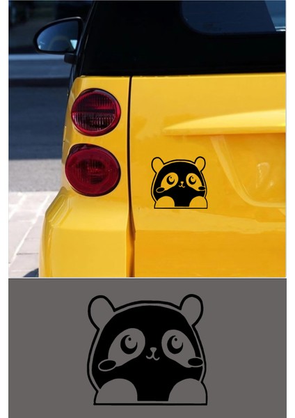Hüzünlü Panda Resmi Oto Araba Cam Sticker Çıkartma Bilgisayarlar,kamyonlar, Motosikletler Için modelleri