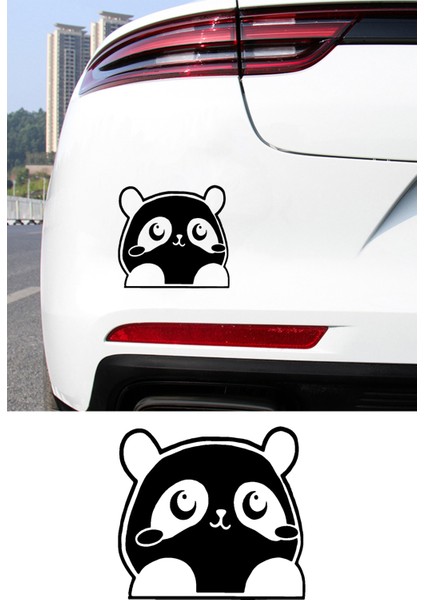 Hüzünlü Panda Resmi Oto Araba Cam Sticker Çıkartma Bilgisayarlar,kamyonlar, Motosikletler Için fırsatları