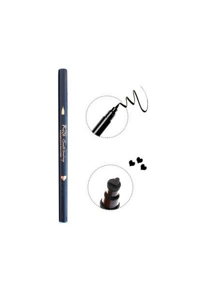 Rose Çift Uçlu Kalp Desenli Eyeliner