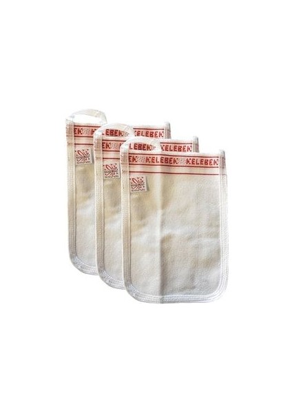 3 Adet Banyo Kesesi Tellak Hamam Kese Kelebek Düz Kese ( 1. Kalite Lüx Kese Kırmızı Yazılı )