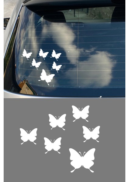 Kelebekler Resmi Oto Araba Cam Sticker Çıkartma Bilgisayarlar,kamyonlar, Motosikletler Için modelleri