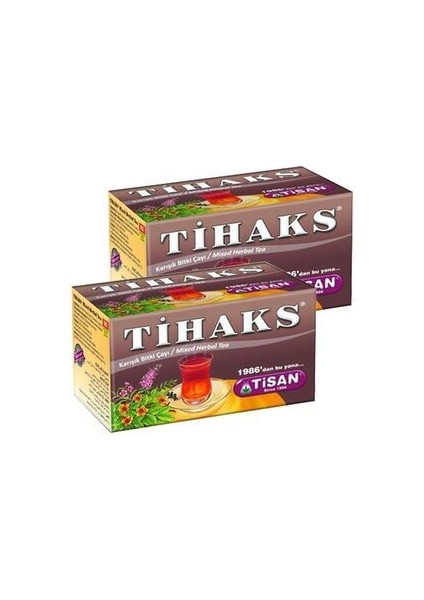 2 Kutu Tihaks Sallama Tilaks Karışık Bitki Çayı