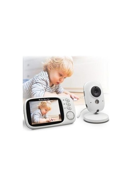 Ekranlı Bebek Izleme Kamerası Gece Görüşlü Monitörlü Güvenlik Kamerası Sesli modelleri