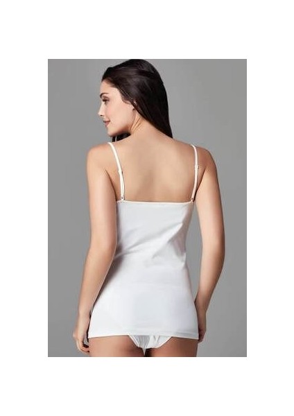 Kadın Beyaz Ince Askılı Ikili Atlet 5007 fiyatları