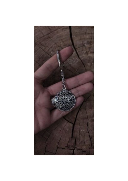 Midyat Telkari El Işçiliği Gümüş Oksitli Anahtarlık fiyatları