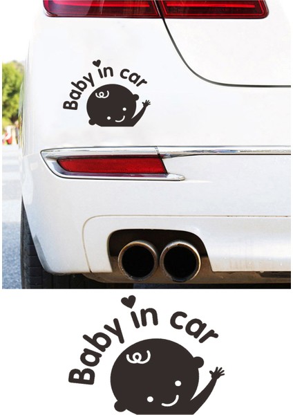 Bebek Var Resmi Oto Araba Cam Sticker Çıkartma Bilgisayarlar,kamyonlar, Motosikletler Için