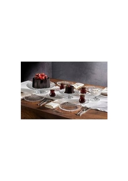 Beyaz Aurora 6'lı Pasta Tabağı 10512 fiyatları