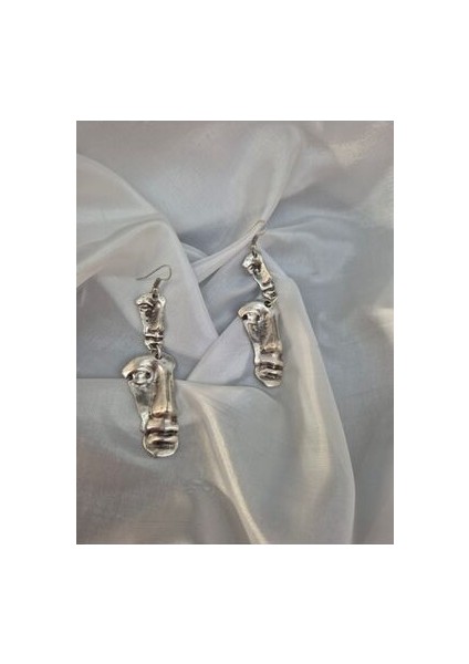 Gümüş Kaplama Antik Silüet Küpe Tarz Sallantılı Küpe fırsatları