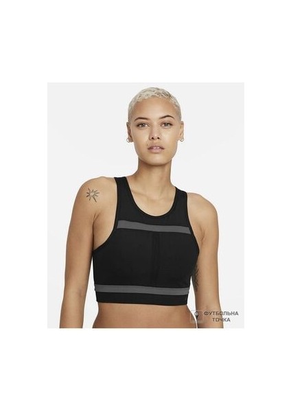 W Nk Df Swsh Ll Rundvsn Bra Kadın Siyah Antrenman Sporcu Sütyeni DD1101-010