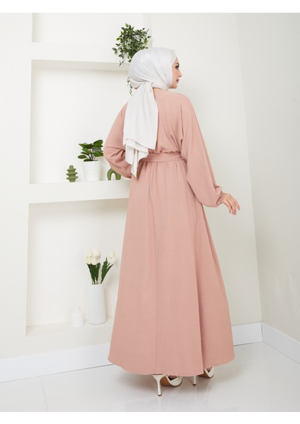 Beli Lastikli Kuşaklı Elbise 2590 modelleri