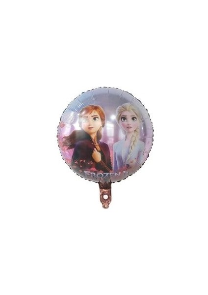 Frozen Elsa Mavi Pullu Şeffaf Balon Rakam Balon Kalp Yıldız Folyo Balonlu Karlar Kraliçesi Konsepti modelleri