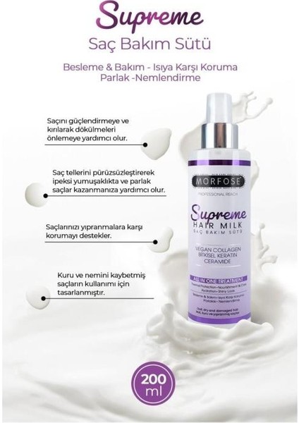 Supreme Saç Bakım Sütü 300ML modelleri