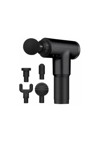 Masaj Tabancası Sporcu Masaj Aleti 4 Başlıklı Şarjlı