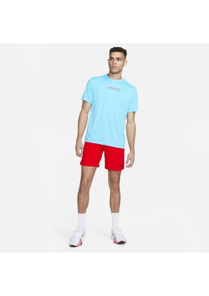 Dri Fit Pro 2 Erkek Mavi Spor Antrenman Tshirt DM5677