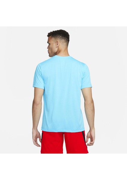 Dri Fit Pro 2 Erkek Mavi Spor Antrenman Tshirt DM5677