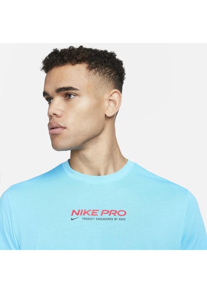 Dri Fit Pro 2 Erkek Mavi Spor Antrenman Tshirt DM5677