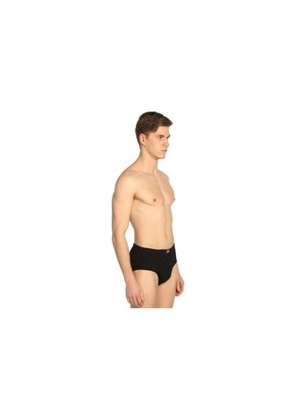 6'lı Paket Erkek Siyah Pamuk Penye Slip Külot
