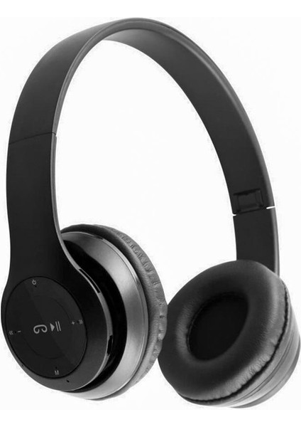 MT22 P47I Wireless Bluetooth Kablosuz Kulaklık Extra Bass Radyolu Katlanabilir Hıfı Stereo 5.0 Bluetooth Aktif Gürültü Önleyici