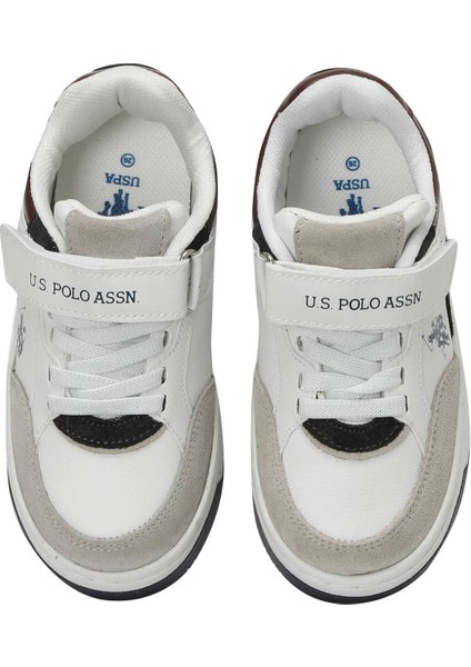 U.S. Polo Assn. Valverde 4Pr Beyaz Erkek Çocuk Sneaker