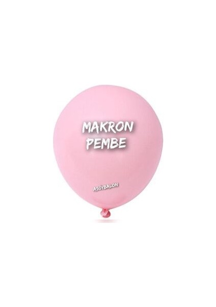 Makaron Pembe Balon 12 Inç 30 cm 10 Adet Makron Soft Balon fiyatları