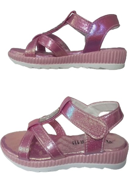 Kız Çocuk Pembe Ortopedik Taban Günlük Sandalet CASSY365-00 fırsatları