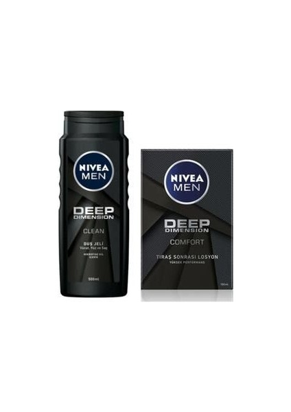 Men Deep Dimension Duş Jeli 500 Ml+ Deep Dimension Tıraş Losyonu 100 ml