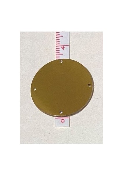 Pleksi Kalın Plastik Pul 3.2cm. 25GR. 20 Adet. Sarı. fiyatları