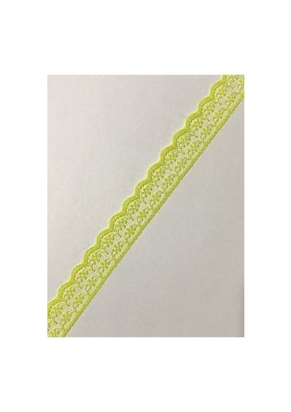 Tül Güpür. (Fisto) 2.5cm. 3,8 Metre. Sarı fiyatları