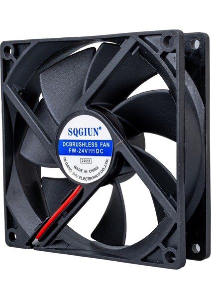Powermaster IC-216 2 Pin Kablolu 92X92X25 mm 24 Volt Fırçasız Dc Kasa Fanı Soğutucu Fan 9.2x9.2x2.5 cm fiyatları