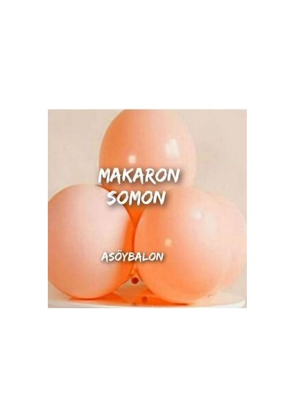 Makaron Somon Balon 10 Adet 12 Inç 30 cm Makron Soft Balon fiyatları