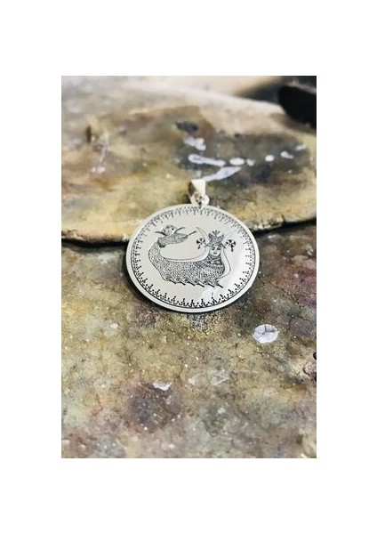 Şahmeran Model Gümüş Kolye