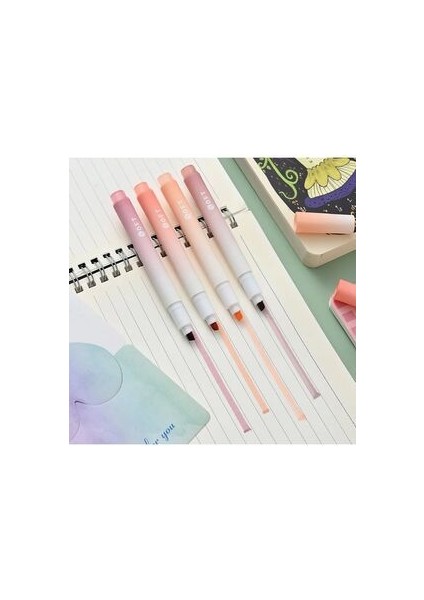 Gradual Aesthetic Pembe Fosforlu Kalem Seti