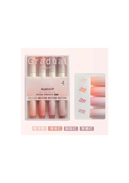 Gradual Aesthetic Pembe Fosforlu Kalem Seti