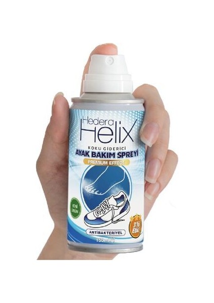 150 ml Ayak & Ayakkabı Koku Önleyici Giderici Bakım Spreyi Hedera Helix Fresh Deodorant Etkili