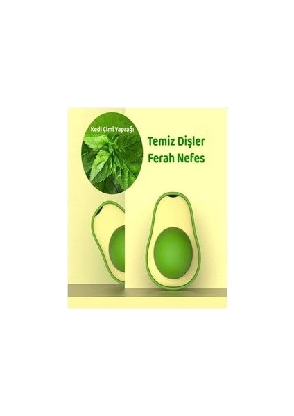 Avokado Catnip Avokado Kedi Çimi Topu Avokado Kedi Nanesi Oyuncağı
